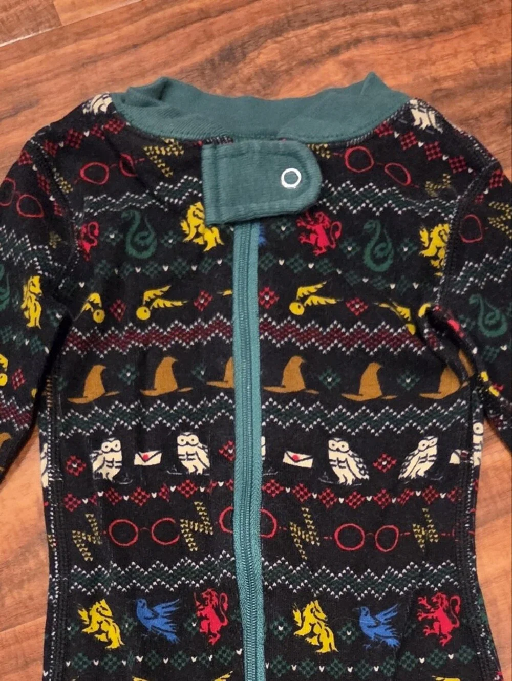 Hanna Andersson EUC 3-6 Months Harry Potter Print One-piece Pj Romper